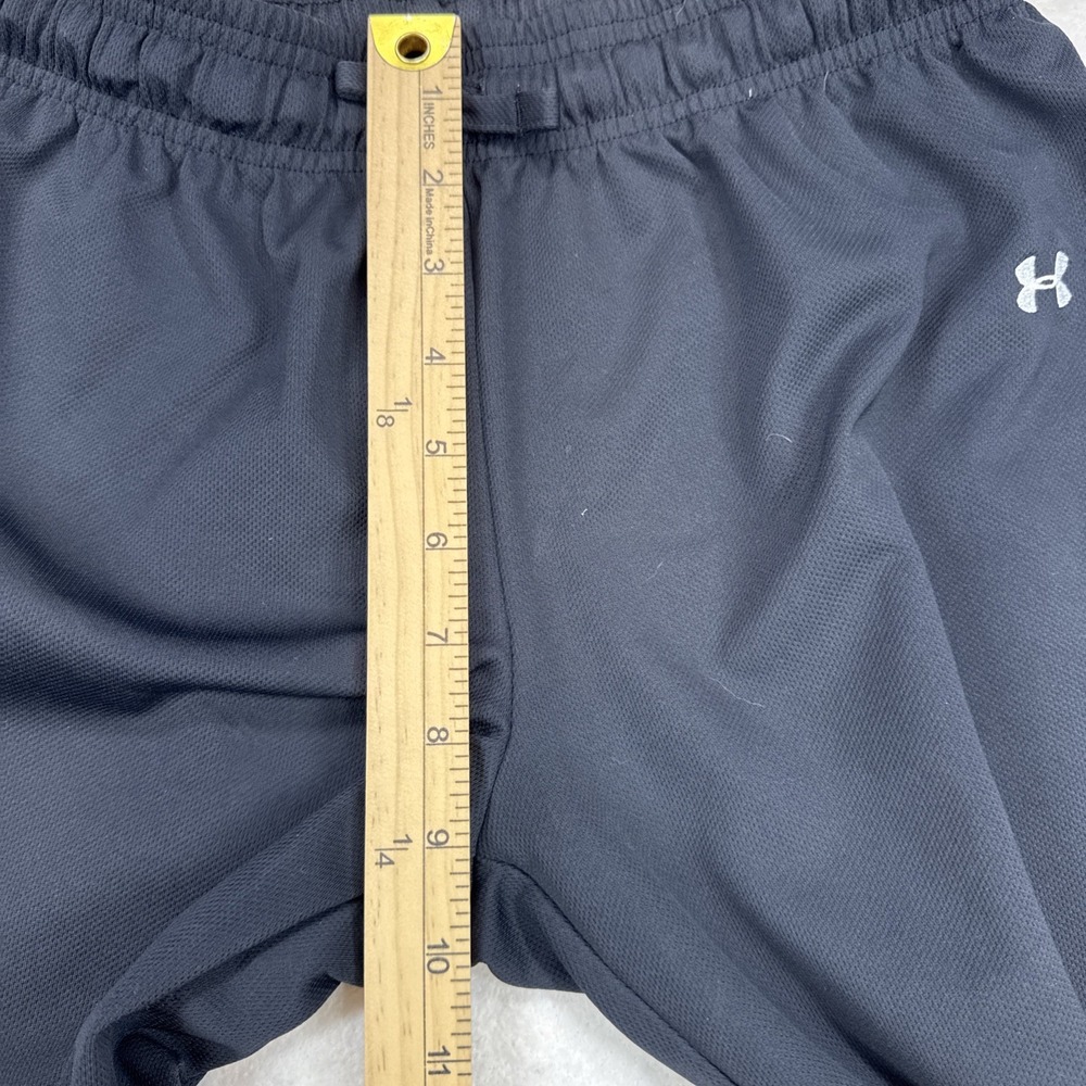 Under Armour Women's Cropped Black Leisurewear Sz Medium Relaxed Wide Leg Pants - Picture 4 of 11